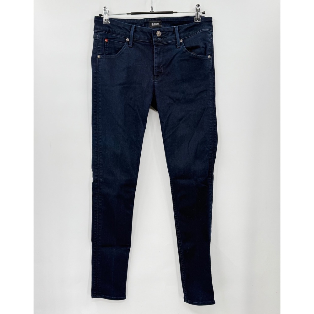 Hudson Jeans Womens 29 V Dark Wash Skinny Stretch‎ Made in USA